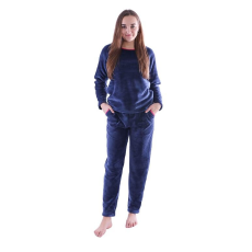 De Lafense Coleen női meleg pizsama sötétkék XL