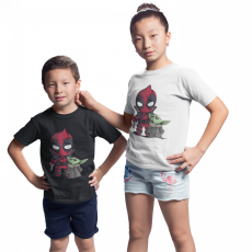  Deadpool és Baby Yoda - Gyerek Póló