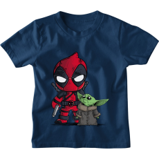  Deadpool és Baby Yoda - Gyerek Póló