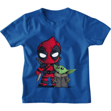 Deadpool és Baby Yoda - Gyerek Póló gyerek póló