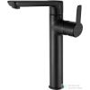 Deante ARNIKA magasított mosdó csaptelep, leeresztő nélkül, fekete BQA_N20K