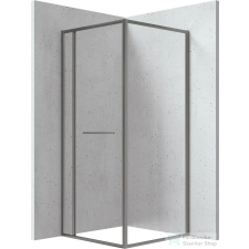 Deante BLUR zuhanykabin 80x80 cm-es, titanium KQB_D088P kád, zuhanykabin