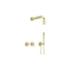 Deante Concealed shower set with hand shower - with horizontal mixer világítás