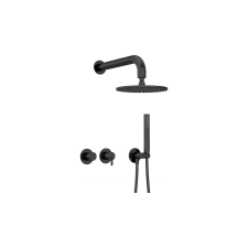 Deante Concealed shower set with overhead shower - with horizontal mixer világítás