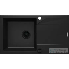 Deante EVORA gránit mosogató, 1 medencés, csepegtetővel, 780x440 mm, fekete ZQJ_N113 mosogatótálca