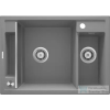 Deante MAGNETIC gránit mosogató, 1,5 medencés 690x500 mm, metálszürke ZRM_S503