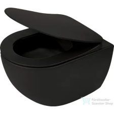 Deante Peonia Zero fali WC ülőkével, rimless, fekete CDEDNZPW szaniter