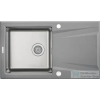 Deante PRIME acél-gránit mosogató, 1 medencés, csepegtetővel, 860x500 mm, acél-metálszürke ZSR_S113