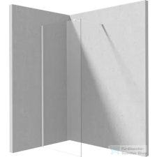 Deante PRIZMA zuhanyfal, walk-in 1100 mm, fehér KTJ_A31P kád, zuhanykabin