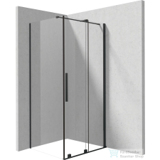 Deante PRIZMA zuhanykabin 100x80 cm-es, fekete KPNNP10S08 kád, zuhanykabin