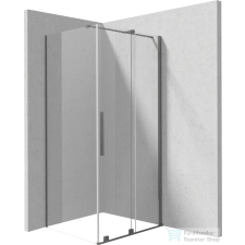 Deante PRIZMA zuhanykabin 100x80 cm-es, titanium KPNDP10S08 kád, zuhanykabin