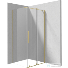 Deante PRIZMA zuhanykabin 120x90 cm-es, szálcsiszolt arany KPNRP12S09 kád, zuhanykabin