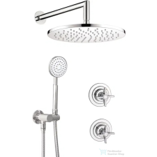 Deante TEMISTO falsík alatti zuhanyszett, csapteleppel, esőztetővel, króm NAC_09QT csaptelep