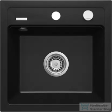 Deante ZORBA gránit mosogató, 1 medencés, 440x440 mm, fekete ZQZ_N103 mosogatótálca