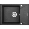 Deante ZQJ_211A Evora egy medencés mosogató rövid csepegtetővel fekete V2