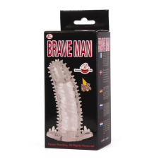 Debra Brave Man Penis Sleeve Clear 1 péniszgyűrű