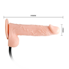 Debra Inflatable Dildo 7,5" Flesh műpénisz, dildó