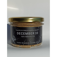 December 33 December 33 mákpaszta 100% 200 g reform élelmiszer