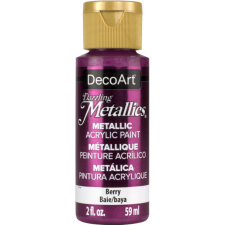 DecoArt Akril festék - metál 59 ml, Berry / DecoArt Dazzling Metallics Acrylics (1 db) akrilfesték