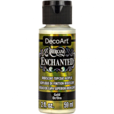 DecoArt Akrilfesték - Irizáló 59 ml, Gold / DecoArt Americana® Enchanted (1 db) akrilfesték