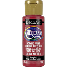 DecoArt Akrilfesték matt 59ml - Berry Red (transparent) - DecoArt Americana® Acrylics (1 db) akrilfesték