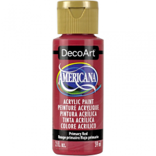 DecoArt Akrilfesték matt 59ml - Primary Red - DecoArt Americana® Acrylics (1 db) akrilfesték