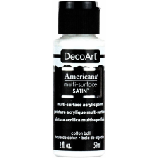DecoArt Akrilfesték - selyemfényű 59ml - Cotton Ball - DecoArt Americana® Multi-Surface Satin (1 db) akrilfesték