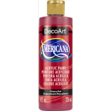 DecoArt Americana Primary Red Akril festék - matt Acrylics (236 ml) akrilfesték