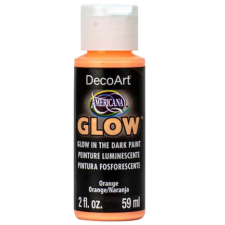 DecoArt Sötétben világító Textilfesték 59 ml Orange SoSoft Fabric Glow (1 db) textilfesték