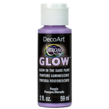DecoArt Sötétben világító Textilfesték 59 ml Purple SoSoft Fabric Glow (1 db) textilfesték