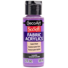 DecoArt Textilfesték 59 ml Lavender SoSoft Fabric Acrylics (1 db) textilfesték
