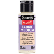DecoArt Textilfesték 59 ml Transparent Medium SoSoft Fabric Medium (1 db) textilfesték