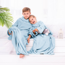 DecoKing Takaró Lazykids égkék sima klasszikus 90x105 DecoKing lakástextília