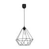 Decoland Függeszték BASKET 1xE27/60W/230V fekete