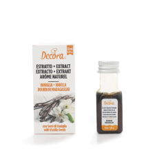 Decora aroma, madagaszkári vaníliakivonat, 20ml alapvető élelmiszer