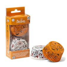 Decora muffin papír, Halloween tök és szellem, 36db - II sütés és főzés