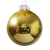 Decoration&Design Kft. Arany gömb karácsonyfa dísz 5,7cm/db