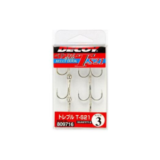  Decoy T-S21 Belly Hook #2 hármas horog 6 db/csg horog