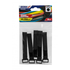 DEDRA 11RC12152 tepozaras szij fekete 12x150mm, fekete 10db barkácsolás, csiszolás, rögzítés