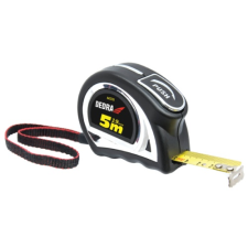 DEDRA 8m/25mm mérőszalag, gumi borítással, nylon szalag, akasztó mérőműszer