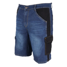 DEDRA BH45ST-S farmer rövidnadrág, méret s, denim 280g/m2