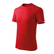 DEDRA BH5TC-XXXL férfi rövid ujjú póló xxxl, piros, 100% pamut