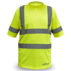 DEDRA BH81T1-L férfi rövid ujjú póló, láthatósági, sárga, mérete l