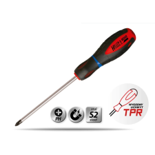 DEDRA Csavarhúzó csillag Phillips PH2x38mm, S2acél, 3anyagú fogantyú csavarhúzó