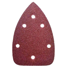 DEDRA DED79411 delta csiszolópapír 140x140x80mm, 60gr, tépőzáras, 5db-os szett csiszolókorong és vágókorong