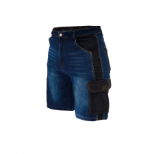 DEDRA Farmer rövidnadrág, méret L, denim 280g/m2 munkaruha