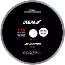  DEDRA Folyamatos vágóélű gyémánttárcsa csempe 115/22,2mm Dynamic csiszolókorong és vágókorong