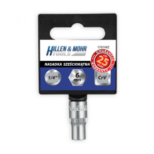 DEDRA Hatlapú 1/4"" dugókulcs 10,0mm, PVC tartóval dugókulcs