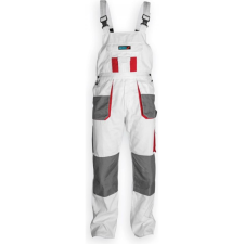DEDRA Munkavédelmi Kertésznadrág XXL/58-as Méretben Fehér (BH4SO-XXL) munkaruha