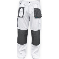 DEDRA MunkavédelmiNadrág XXL/56-as Méretben Fehér (BH4SP-XXL)